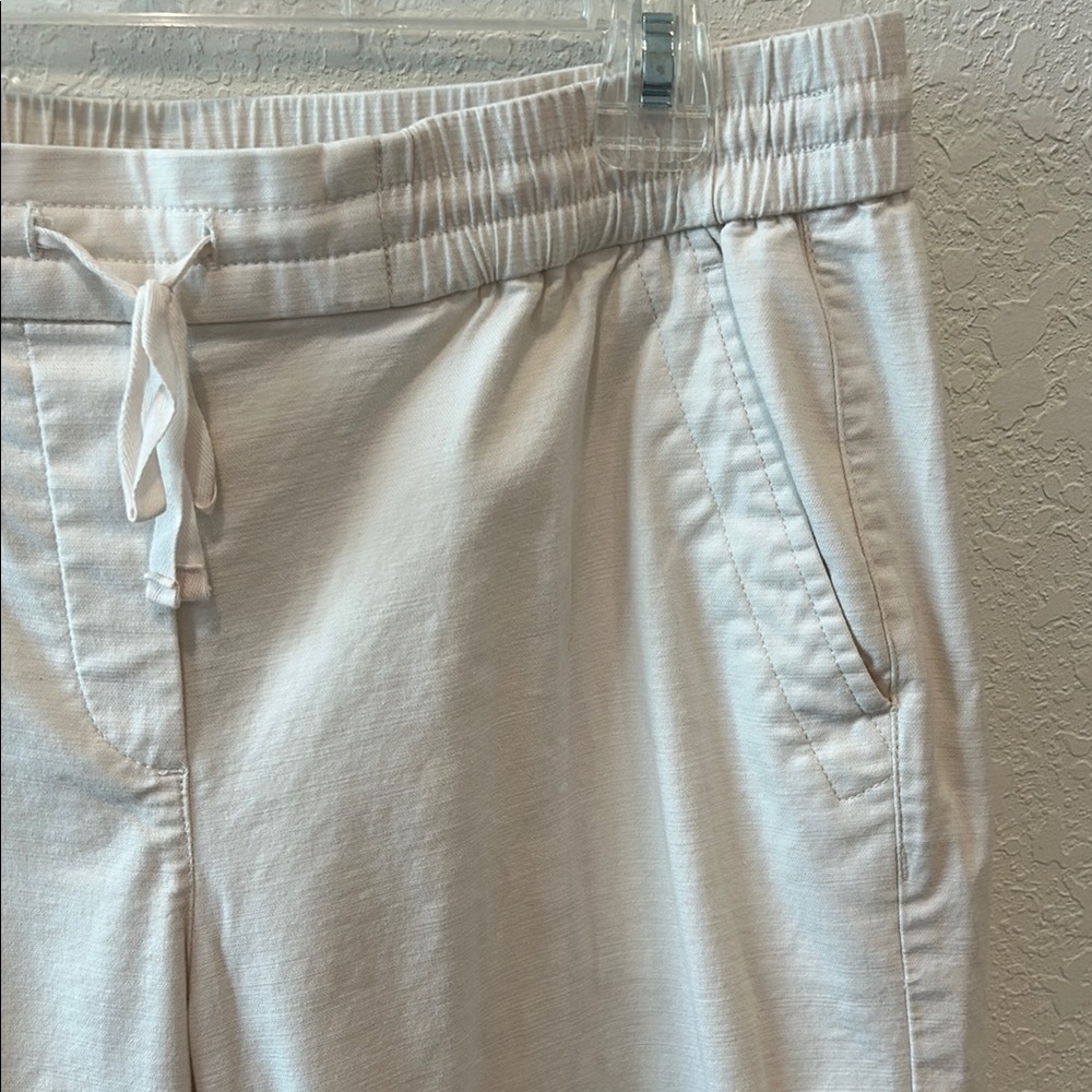 Talbots White Chinos Relaxed Fit Cotton Blend - Picture 5 of 11